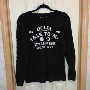 Women’s Ouija Long Sleeve Shirt Preowned Size LARGE